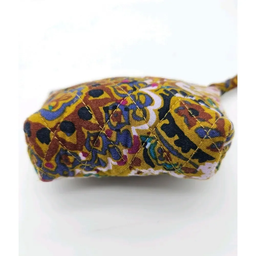 Vera Bradley Quilted Fabric Paisley Coin Purse Zip 5x3" - Picture 3 of 6